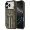 Guess 4G Printed Stripes MagSafe - Case iPhone 17 Pro (brown)