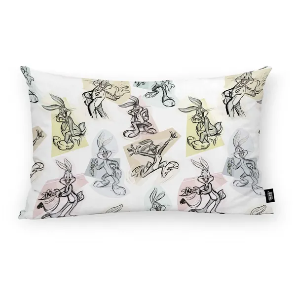 Cushion cover Looney Tunes Sketch Multicolour 30 x 50 cm