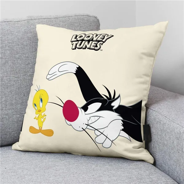 Cushion cover Looney Tunes Looney Characters B Multicolour 45 x 45 cm