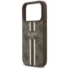 Guess 4G Printed Stripes MagSafe - Case iPhone 17 Pro (brown)