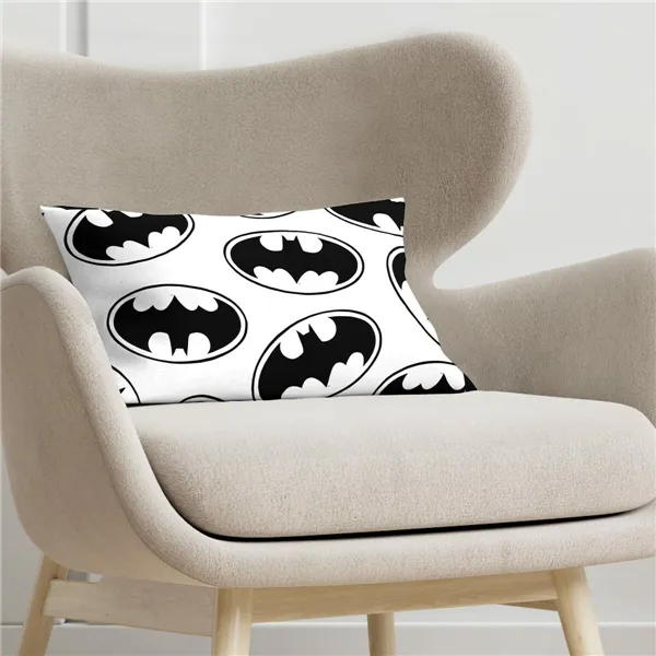 Cushion cover Batman Batman Basic C White Multicolour 30 x 50 cm