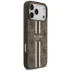 Guess 4G Printed Stripes MagSafe - Case iPhone 17 Pro Max (brown)