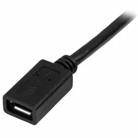 Kabelis Micro USB Startech USBUBEXT50CM         Melns