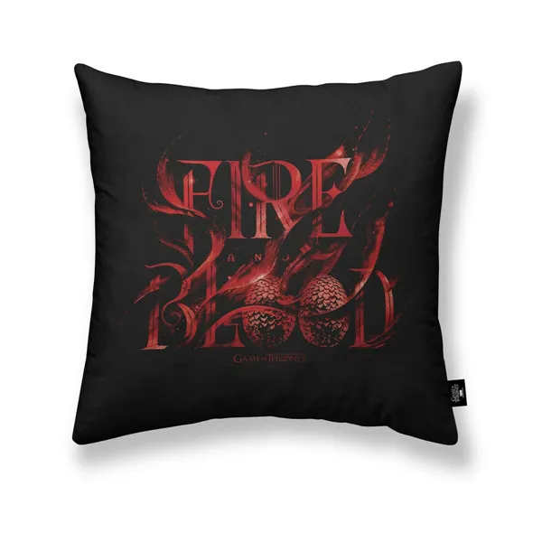 Cushion cover Game of Thrones Fire Blood A Multicolour 45 x 45 cm