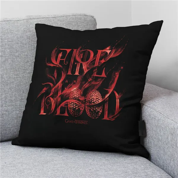 Cushion cover Game of Thrones Fire Blood A Multicolour 45 x 45 cm