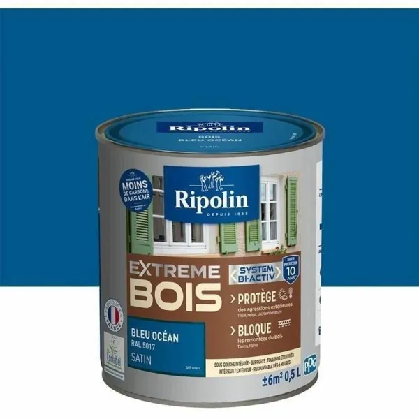 Krāsa Ripolin Zils Satīna apdare 500 ml