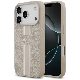 Guess 4G Printed Stripes MagSafe - Case iPhone 17 Pro (pink)