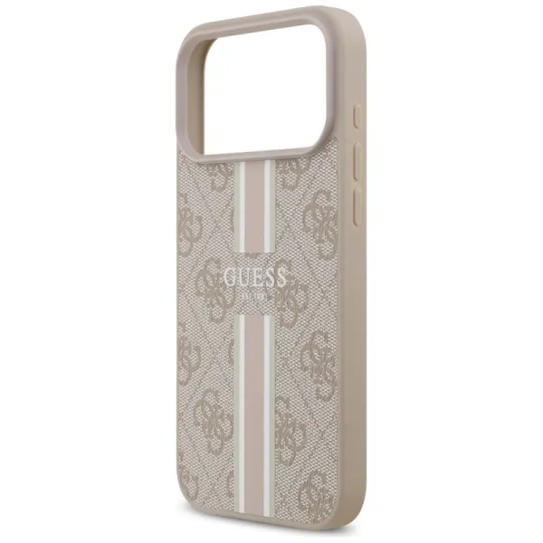 Guess 4G Printed Stripes MagSafe - Case iPhone 17 Pro Max (pink)