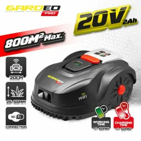 Vejos pjovimo robotas Gardeo GRO20V20WIFI 1000 M² 800 m²