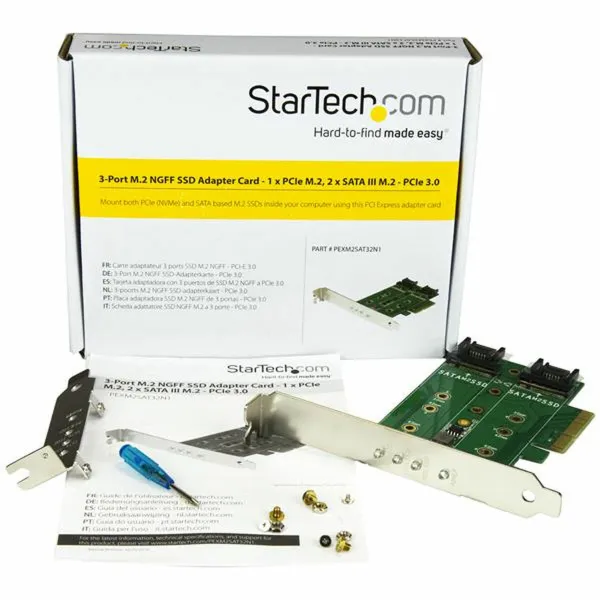 Карта PCI SSD M.2 Startech PEXM2SAT32N1