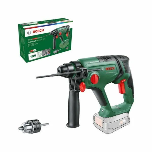 Vadības urbis BOSCH UniversalHammer de 18 V