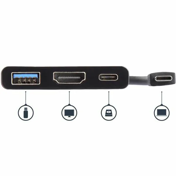 Докстанция Startech CDP2HDUACP           Чёрный