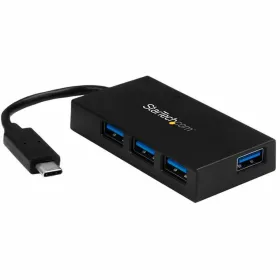 USB-keskitin Startech HB30C4AFS Valkoinen Musta