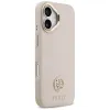 Guess Grained Strass Logo MagSafe - Case iPhone 17 (pink)