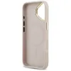 Guess Grained Strass Logo MagSafe - Case iPhone 17 (pink)