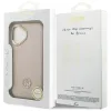 Guess Grained Strass Logo MagSafe - Case iPhone 17 (pink)