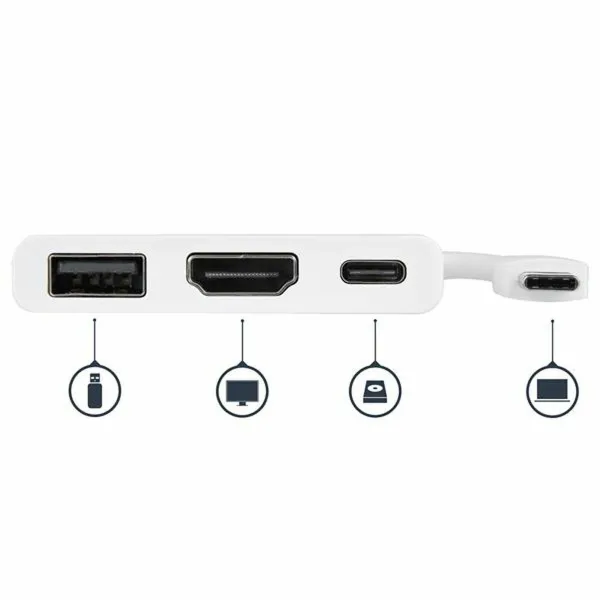 Dock Startech CDP2HDUACPW          4K Ultra HD Balts