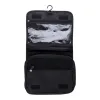 Dunlop – Travel Toiletry Bag with Hanging Hook 25x20x10 cm (Black)