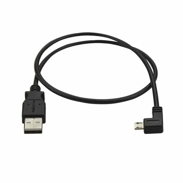 USB-Kaapeli Startech USBAUB50CMLA         Musta 0,5 m