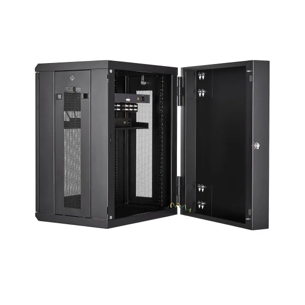 Seinäasennettava laitekaappi Startech RK1520WALHM