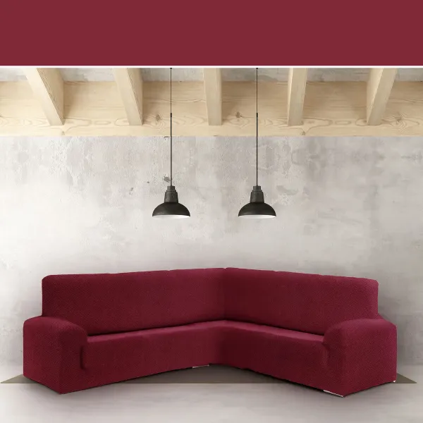 Sofa Cover Eysa JAZ Burgundy 110 x 120 x 450 cm