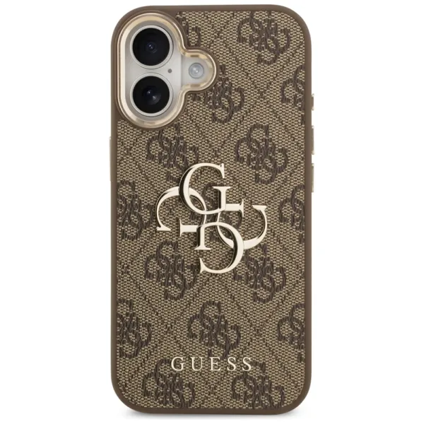 Guess 4G Big 4G Classic Logo - Case iPhone 17 (Brown / Gold)