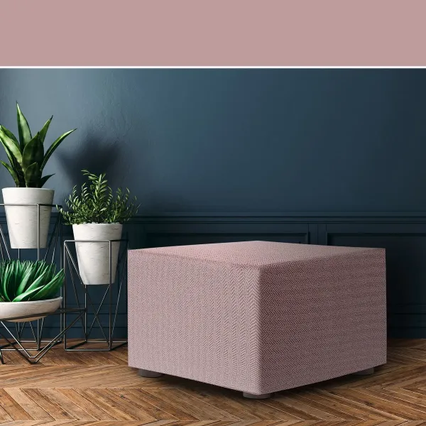 Pouffe cover Eysa JAZ Pink 100 x 65 x 100 cm