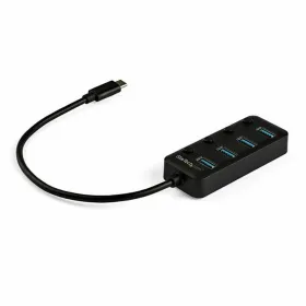USB-keskitin Startech HB30C4AIB Musta