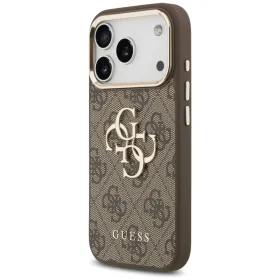 Guess 4G Big 4G Classic Logo - Case iPhone 17 Pro (Brown / Gold)
