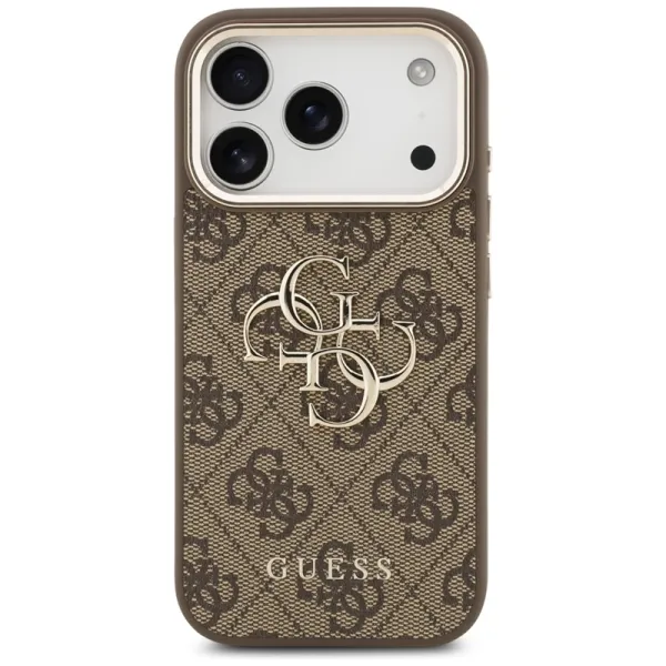 Guess 4G Big 4G Classic Logo - Case iPhone 17 Pro (Brown / Gold)