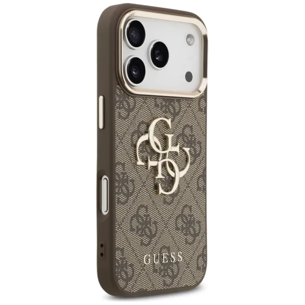 Guess 4G Big 4G Classic Logo - Case iPhone 17 Pro (Brown / Gold)