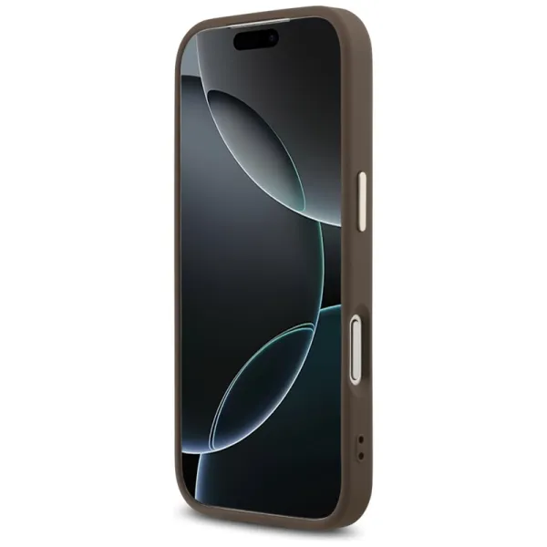 Guess 4G Big 4G Classic Logo - Case iPhone 17 Pro (Brown / Gold)
