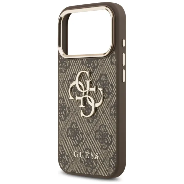 Guess 4G Big 4G Classic Logo - Case iPhone 17 Pro (Brown / Gold)