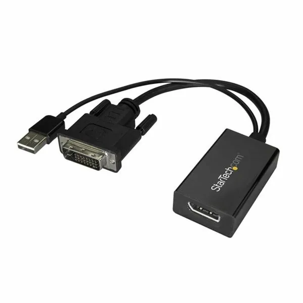 DisplayPort - DVI adapteris Startech DVI2DP2              Juoda