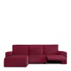 Right short arm chaise longue cover Eysa JAZ Burgundy 120 x 120 x 360 cm