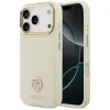 Guess Grained Strass Logo MagSafe - Case iPhone 17 Pro (beige)