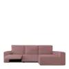 Right long arm chaise longue cover Eysa JAZ Pink 180 x 120 x 360 cm