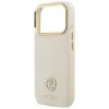 Guess Grained Strass Logo MagSafe - Case iPhone 17 Pro (beige)
