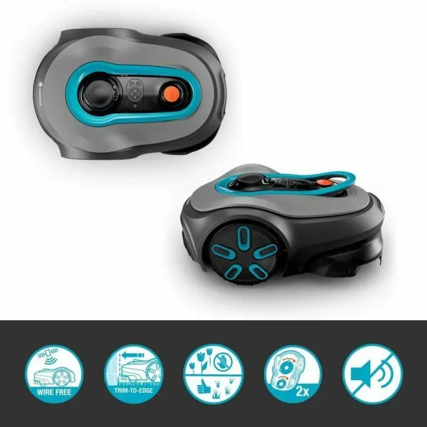 Vejos pjovimo robotas Gardena Smart SILENO Free 1500 M² 100 m 1000 m² 250 m 180 m 800 m² 220 m 750 m² 1800 M²
