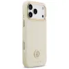 Guess Grained Strass Logo MagSafe - Case iPhone 17 Pro Max (beige)