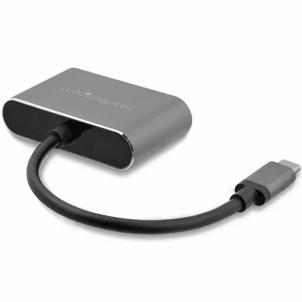 USB C uz VGA/HDMI Adapteris Startech CDP2HDVGA            Melns