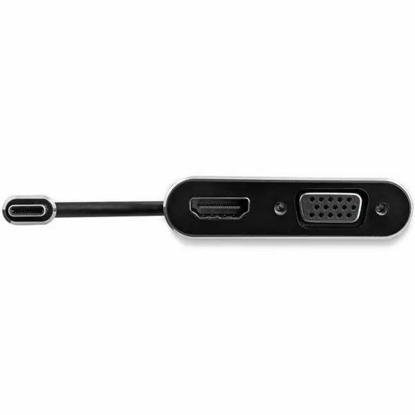 USB C uz VGA/HDMI Adapteris Startech CDP2HDVGA            Melns