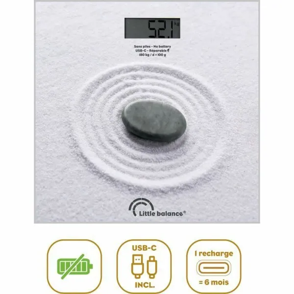 Digitālie vannas istabas svari Little Balance Zen