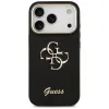 Guess Fixed Glitter Big 4G Metal Frame - Case iPhone 17 Pro (black)