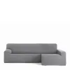 Right long arm chaise longue cover Eysa BRONX Grey 170 x 110 x 310 cm