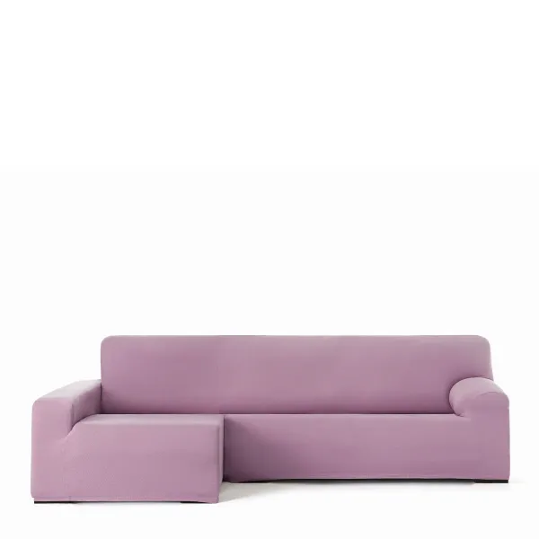 Left long arm chaise longue cover Eysa BRONX Pink 170 x 110 x 310 cm