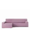 Left long arm chaise longue cover Eysa BRONX Pink 170 x 110 x 310 cm