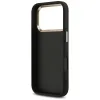 Guess Fixed Glitter Big 4G Metal Frame - Case iPhone 17 Pro (black)