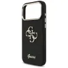 Guess Fixed Glitter Big 4G Metal Frame - Case iPhone 17 Pro Max (black)