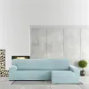 Right long arm chaise longue cover Eysa BRONX Aquamarine 170 x 110 x 310 cm